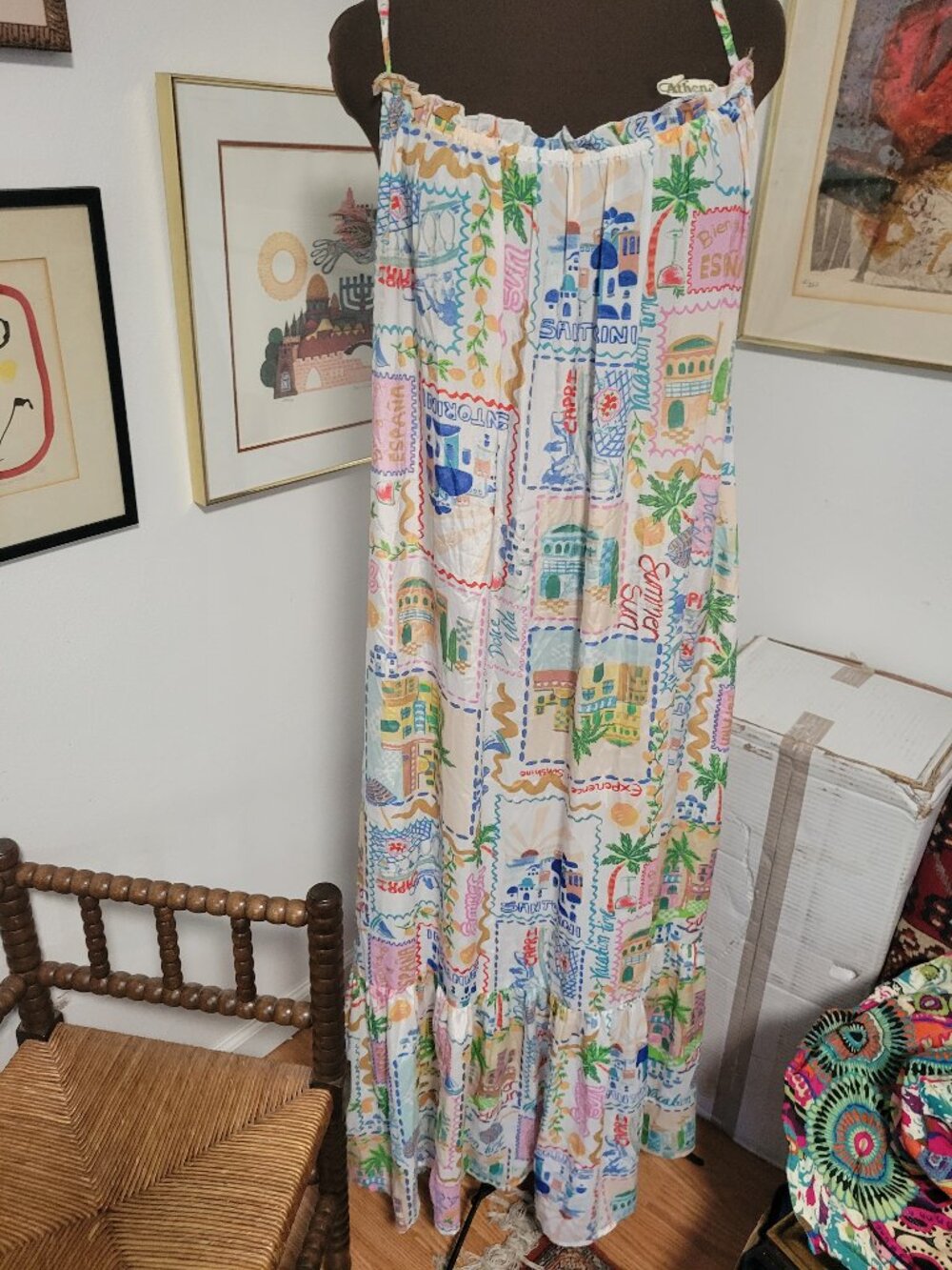 True Destinations One Size Fits All Travel BEach Resort Dress
